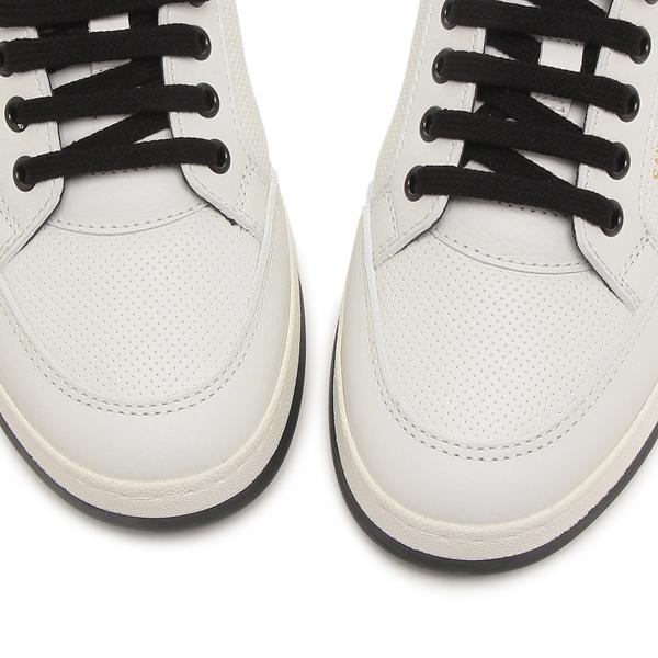 SAINT LAURENT サンローランパリ スニーカー ホワイト ブラック SAINT LAURENT サンローランパリ スニーカー ホワイト ブラック