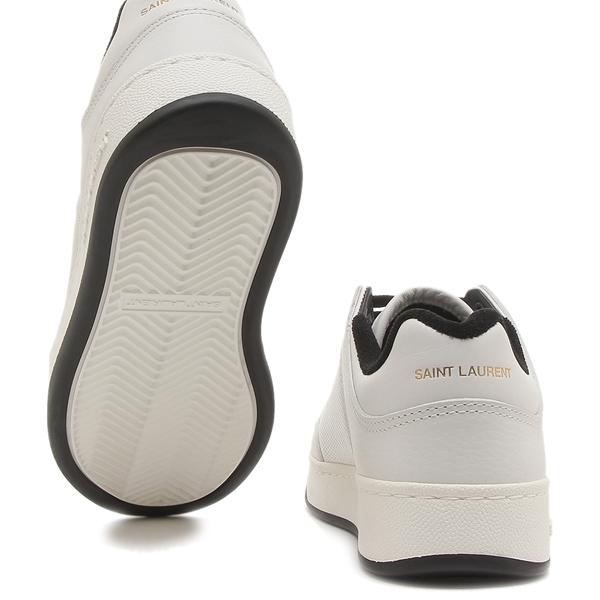 SAINT LAURENT サンローランパリ スニーカー ホワイト ブラック SAINT LAURENT サンローランパリ スニーカー ホワイト ブラック