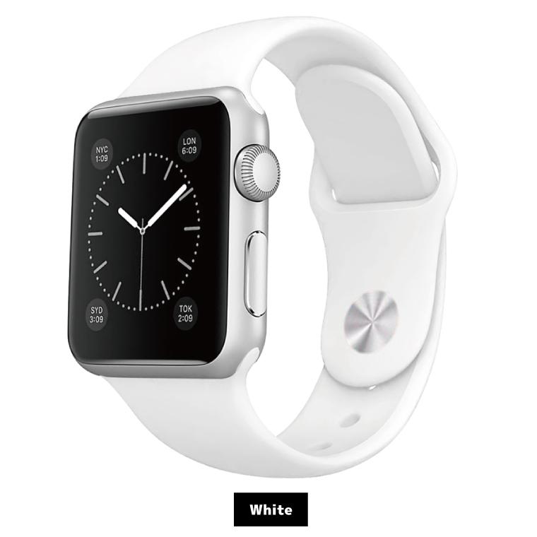 【12時迄即日発送（土日祝除く)】Apple Watch バンド おしゃれ アップルウォッチ 全6色 シリコン ラバー 1000円ポッキリ Series 1 2 3 4 5 6 7 SE スポーツ｜axiamall｜05