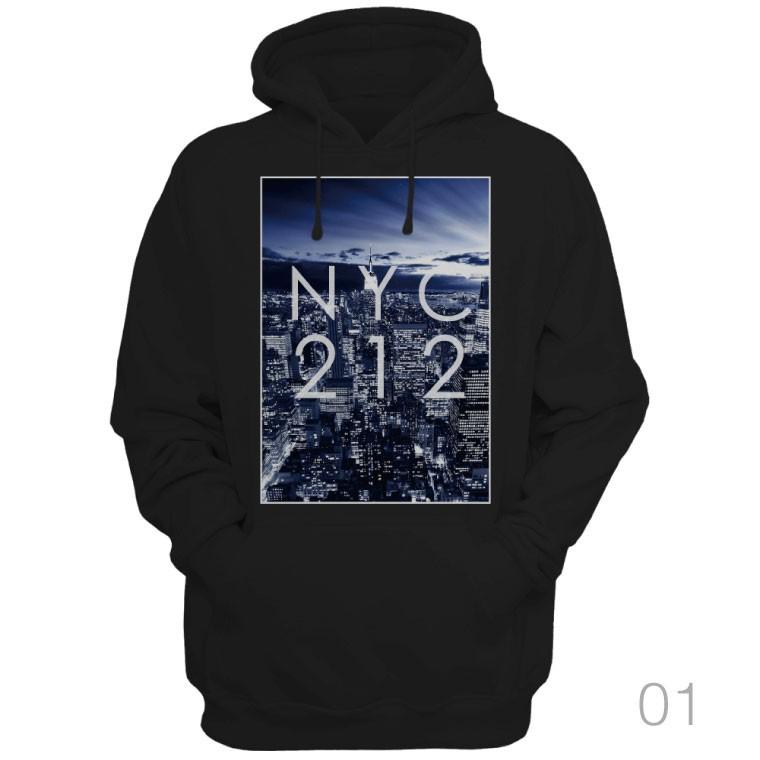 パーカー メンズ レディース フーディー おしゃれ NYC 212 NEW YORK CITY ニューヨーク 景色 ビル 夜景 グレー｜axiamall｜02