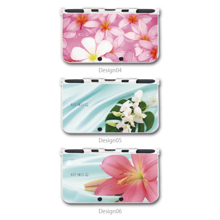 new3DS LL カバー ケース new 3DSLL new 2DS LL 3DS LL カバー かわいい 大人 子供 おもちゃ ゲーム SMILE スマイル プルメリア 花柄 フラワー ニコちゃん｜axiamall｜03