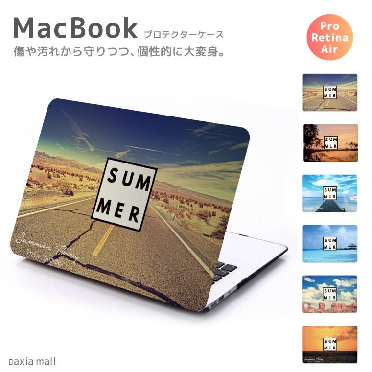 MacBook ケース おしゃれ 各モデル対応 プロテクター シェルケース Touch Bar Pro Air Retina フラワー ハワイアン  ハワイ Hello Summer :mac-016:axia mall - 通販 - Yahoo!ショッピング