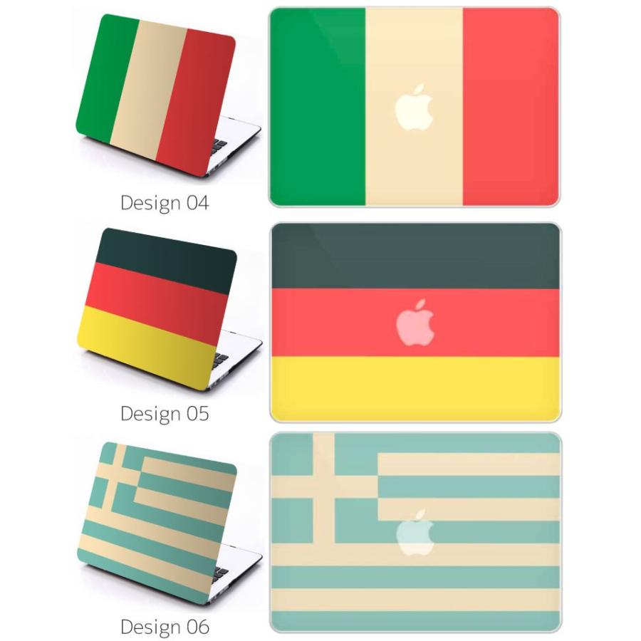 Sale Macbook ケース おしゃれ 各モデル対応 プロテクター シェルケース Touch Bar Pro Air Retina 国旗 アメリカ イギリス イタリア フランス Simbcity Net