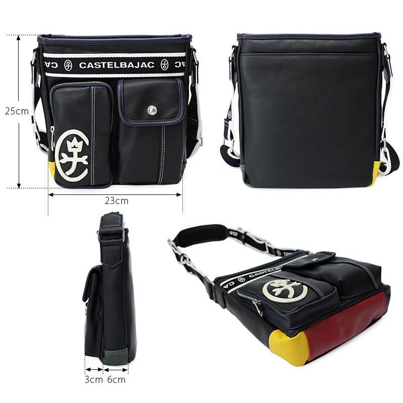 カステルバジャック CASTELBAJAC 縦型 ショルダーバッグ ドミネ Dominer 024112(北海道沖縄/離島別途送料) 正規取扱店 CASTELBAJAC（カステルバジャック） 縦型 ショルダーバッグ メンズ
