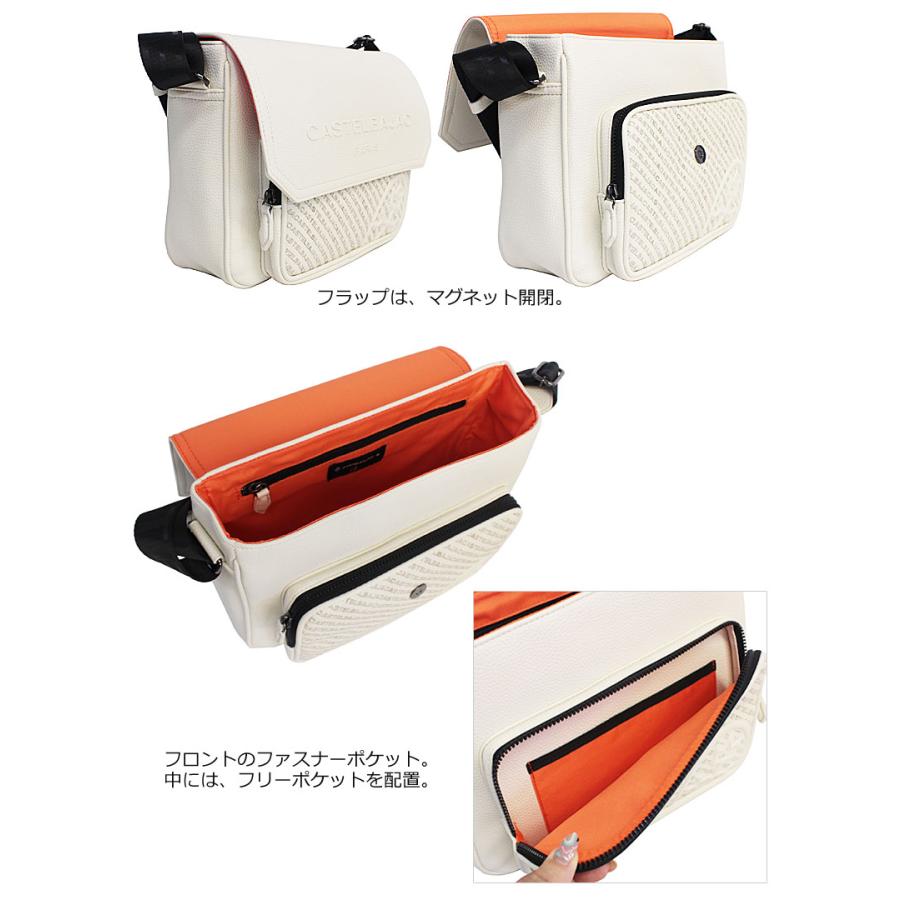 CASTELBAJAC（カステルバジャック） かぶせ ショルダーバッグ ノワ