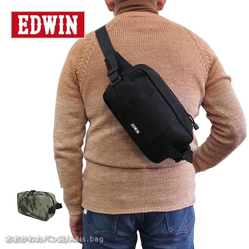 EDWIN（エドウィン） ウエストバッグ ボディバッグ ワンショルダー