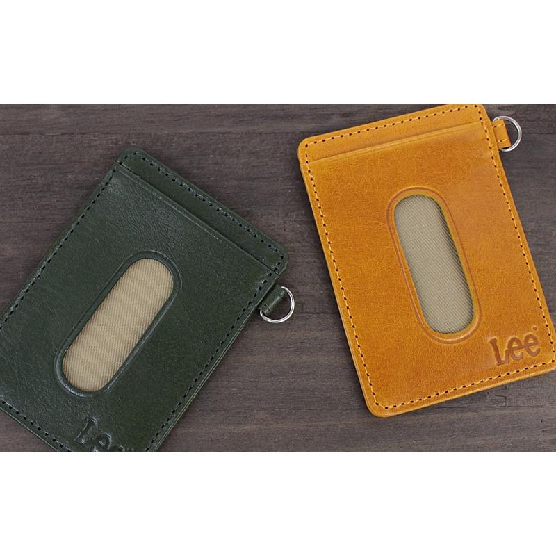 Lee リー パスケース 定期入れ 牛革ベジタブルレザー 0520459(メール便配送商品) 正規取扱店 | Lee | 01