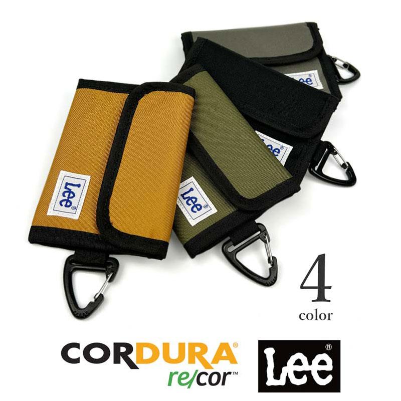 リー Lee CORDUR コーデュラ ナイロン三つ折り財布 スマートウォレット カラビナ付き 0520652メール便配送商品 正規取扱店 |  | 01