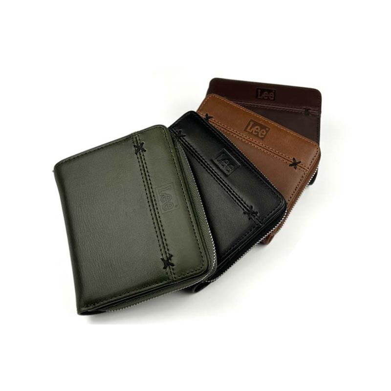 リー Lee クロスステッチデザイン ラウンドファスナー二つ折り財布 0520693 メール便配送商品 |  | 01