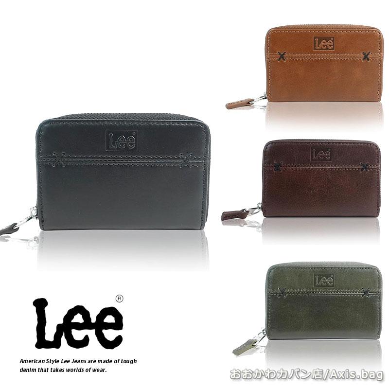 リー Lee クロスステッチデザイン ラウンドファスナー小銭入れ コインケース 0520696 メール便配送商品 | 