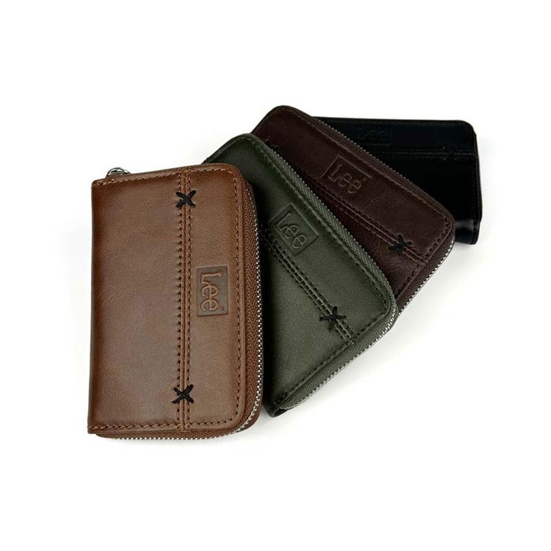 リー Lee クロスステッチデザイン ラウンドファスナー小銭入れ コインケース 0520696 メール便配送商品 |  | 01