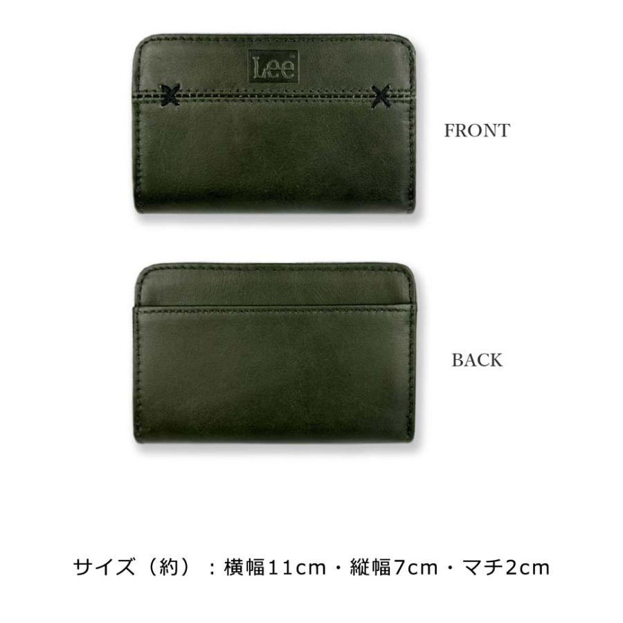 リー Lee クロスステッチデザイン ラウンドファスナー小銭入れ コインケース 0520696 メール便配送商品 |  | 02