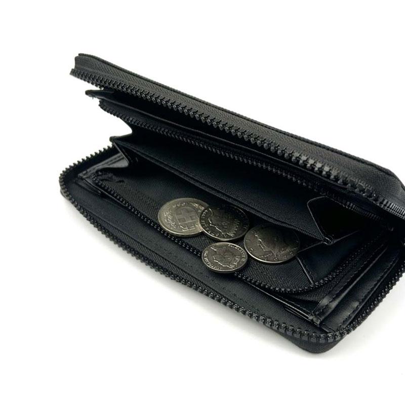 リー Lee 軽量ナイロン 刺繍ロゴ ラウンドファスナー 長財布 ロングウォレット メッシュポケット付き 合成皮革 0520698メール便配送商品 正規取扱店 |  | 06