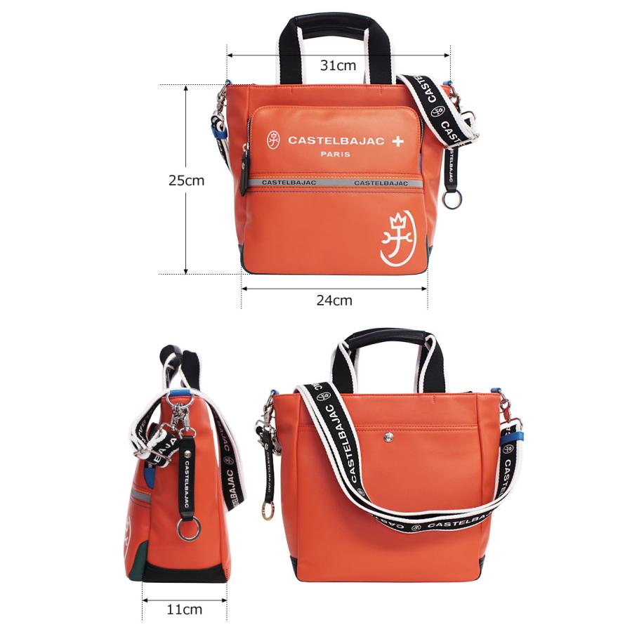 カステルバジャック CASTELBAJAC 2WAY ハンド ショルダーバッグ ミニトートバッグ Charles シャアル 052113 手提げバッグ 手提げかばん B5 | CASTELBAJAC | 03