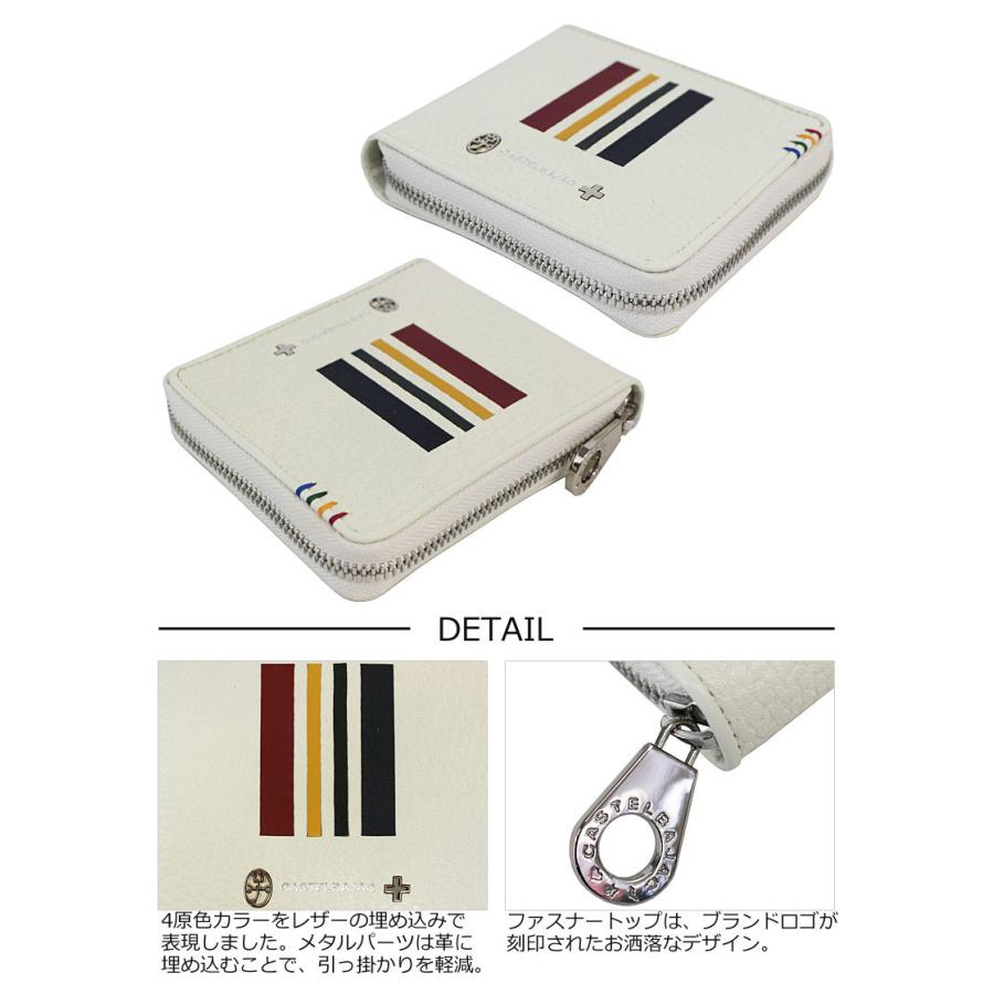 CASTELBAJAC（カステルバジャック） ラウンドファスナー 2つ折り財布
