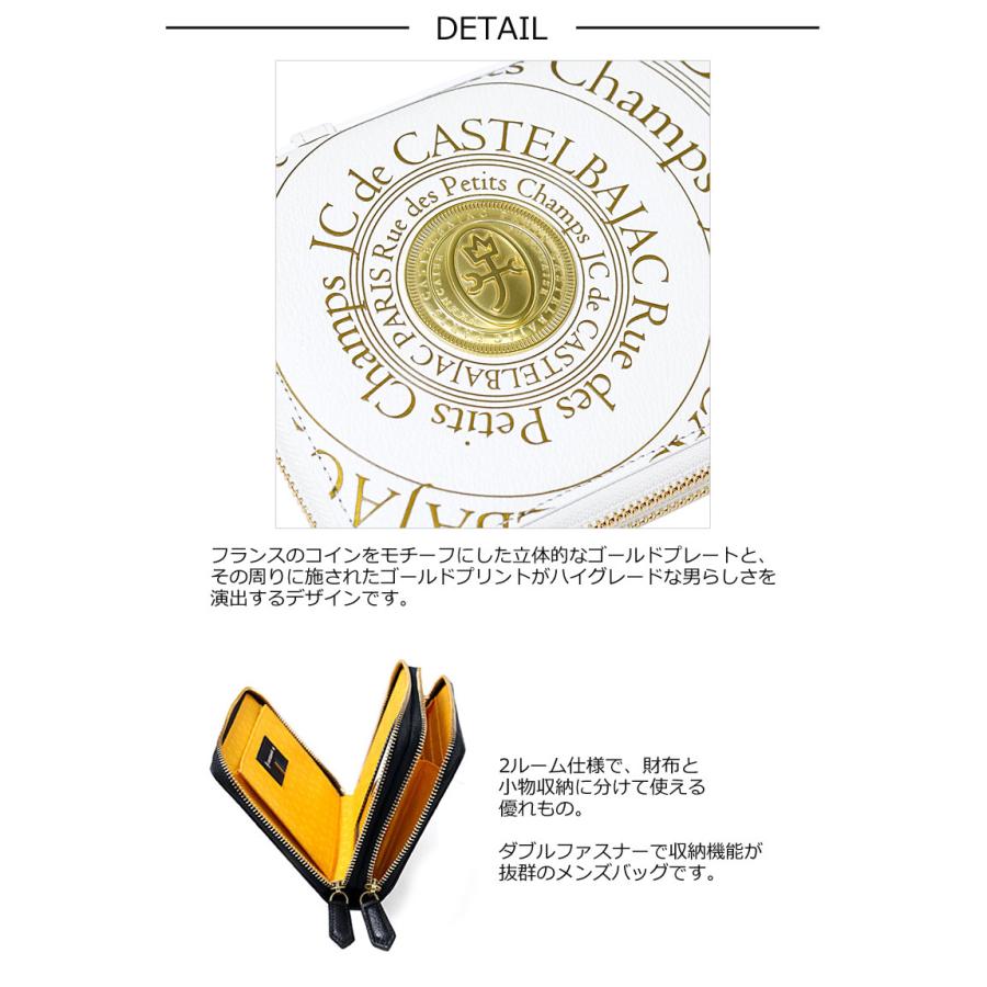 CASTELBAJAC（カステルバジャック） ダブルファスナーバッグ プルトン