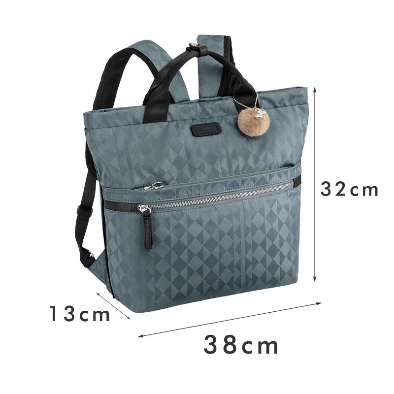 【激レア】カナナプロジェクト　モノグラムリュック　軽量　限定　スモークブルー 激レア】カナナプロジェクト モノグラムリュック 軽量 限定 スモーク