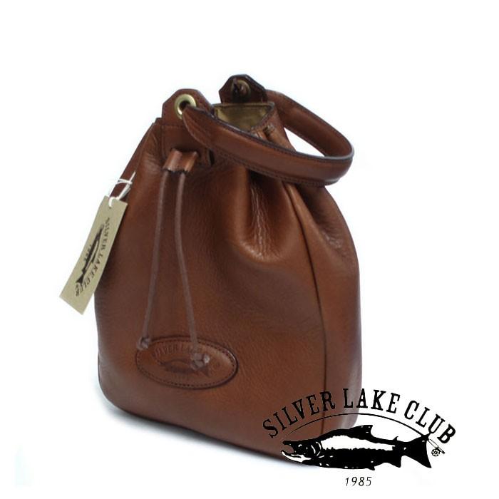 巾着バッグ 本革 メンズ レディース シルバーレイククラブ SILVER LAKE CLUB 巾着型ミニバッグ 23×19cm 130932 130935 正規取扱店 | SILVER LAKE