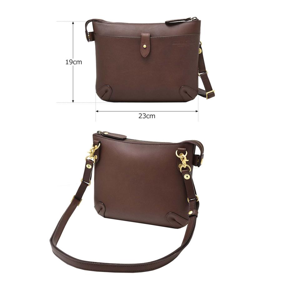 シルバーレイククラブ SILVER LAKE CLUB レザーショルダーバッグ