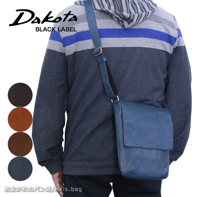 Dakota BLACK LABEL ダコタ ブラック レーベル 馬革 フラップ付き 縦型