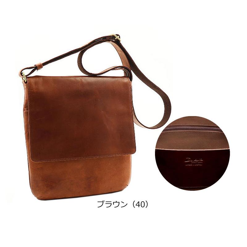 Dakota BLACK LABEL ダコタ ブラック レーベル 馬革 フラップ付き 縦型