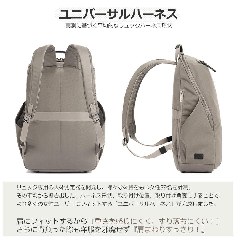 エースジーン ace.GENE  ビジネスリュック 14.0インチ対応 A4  ルフィラ 17911  スルーポケット レディース 軽量 撥水 ノートPC 通勤 シンプル 人気 | ace. GENE LABEL | 06