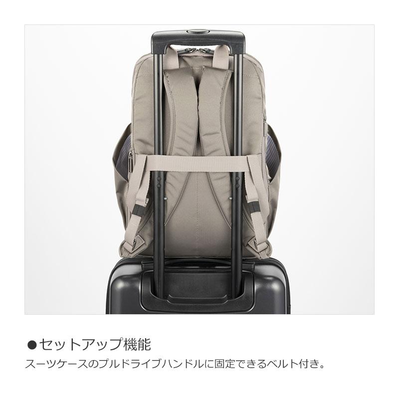 エースジーン ace.GENE  ビジネスリュック 14.0インチ対応 A4  ルフィラ 17911  スルーポケット レディース 軽量 撥水 ノートPC 通勤 シンプル 人気 | ace. GENE LABEL | 12