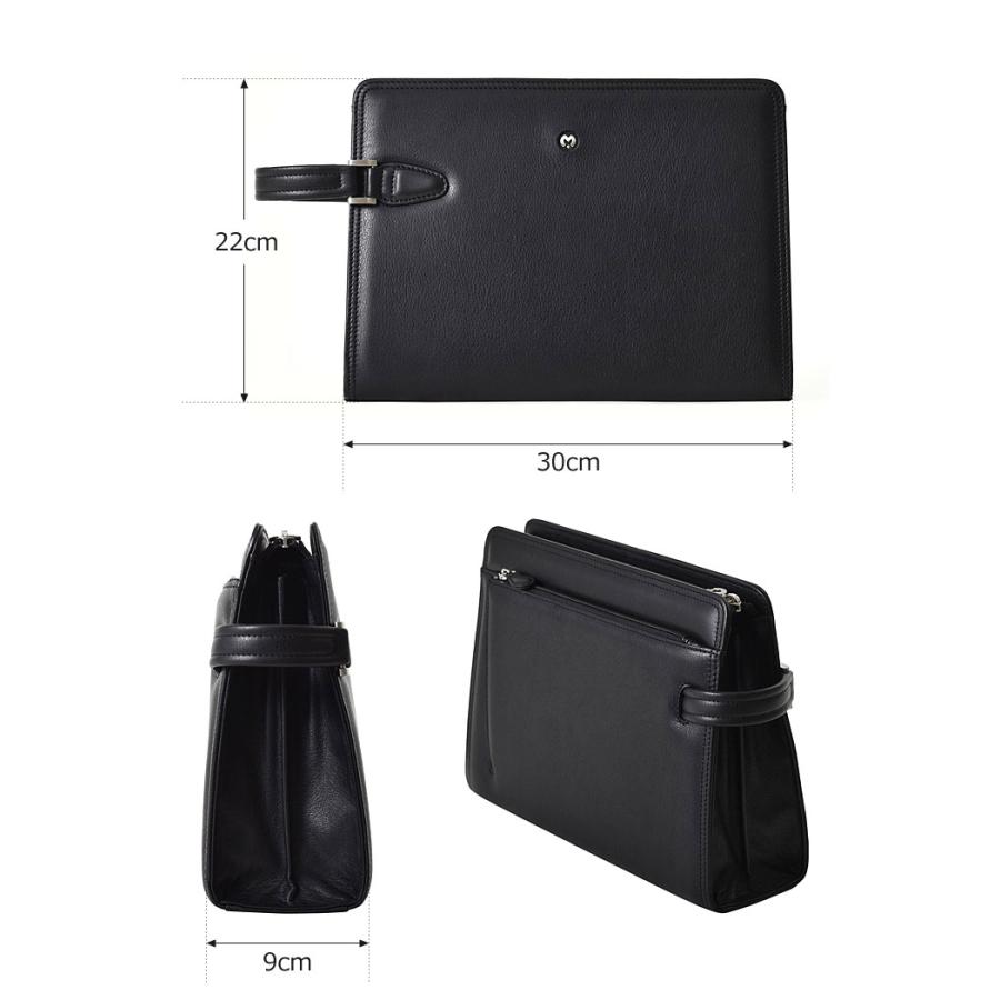 ミラショーン mila schon レザー セカンドバッグ 30cm 日本製  クレスタ 193223 正規取扱店 | mila schon | 02