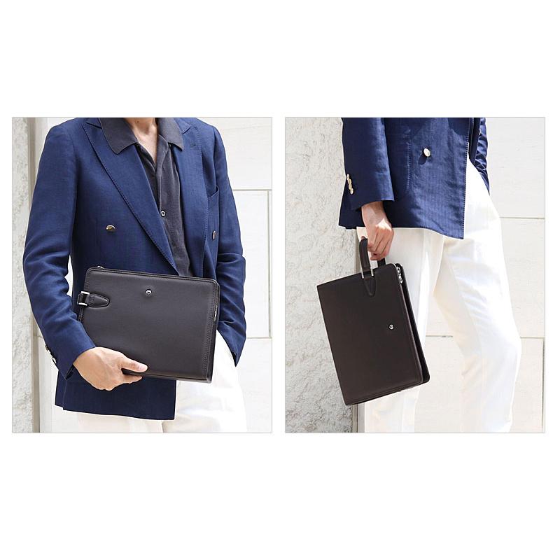 ミラショーン mila schon レザー セカンドバッグ 30cm 日本製  クレスタ 193223 正規取扱店 | mila schon | 05