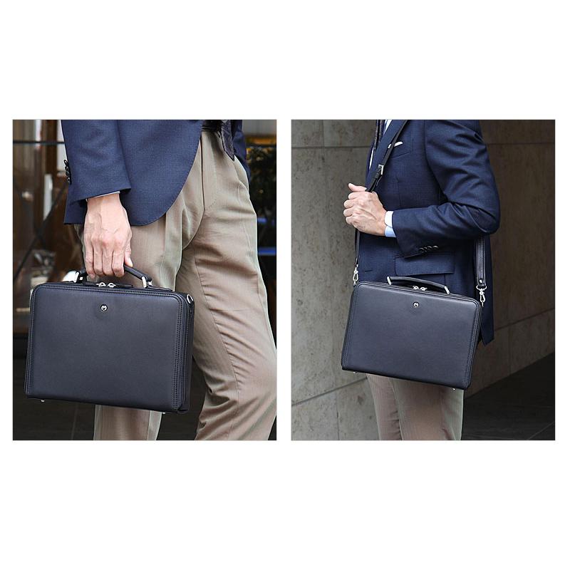 mila schon（ミラショーン） レザー ビジネスバッグ A4ジャスト 日本製