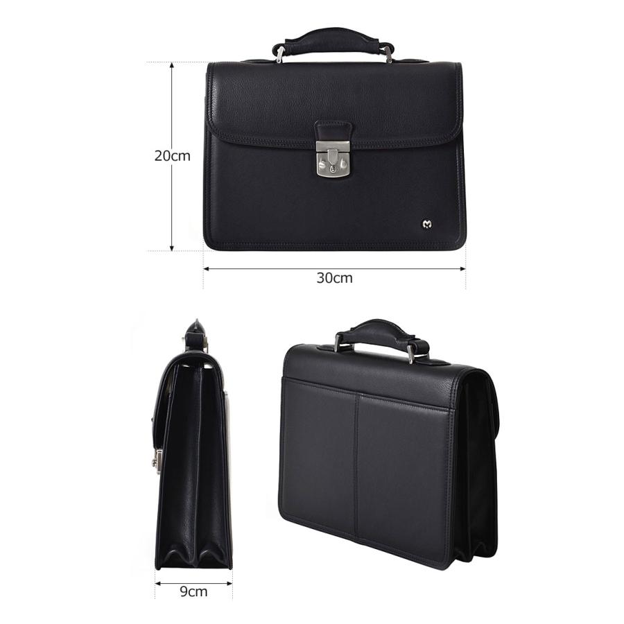 ミラショーン mila schon レザー  カブセ ビジネスバッグ B5対応  日本製  クレスタ 193524 (北海道沖縄/離島別途送料) 正規取扱店 mila schon（ミラショーン） レザー カブセ ビジネスバッグ B5対応