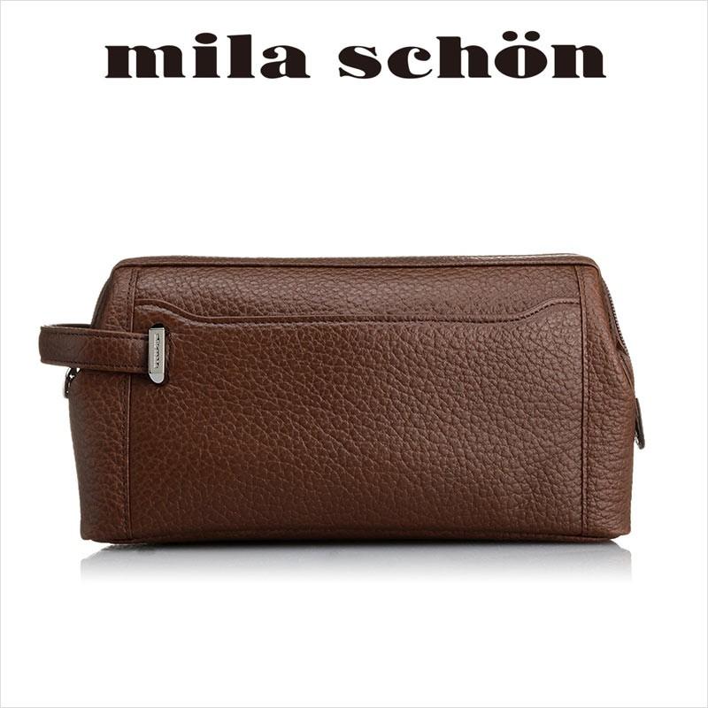 ミラショーン mila schon セカンドバッグ メンズ 本革  ネロ 197207 正規取扱店 | mila schon