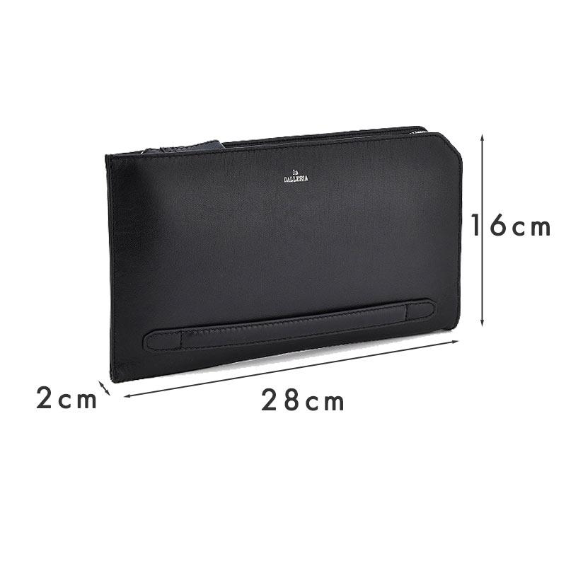 青木鞄 薄型 セカンド バッグ ラ ガレリア la GALLERIA テット Tetto 2741 ブラック メンズ 山羊革 ゴートレザー 冠婚葬祭 慶弔 フォーマル 正規取扱店 | la GALLERIA | 02