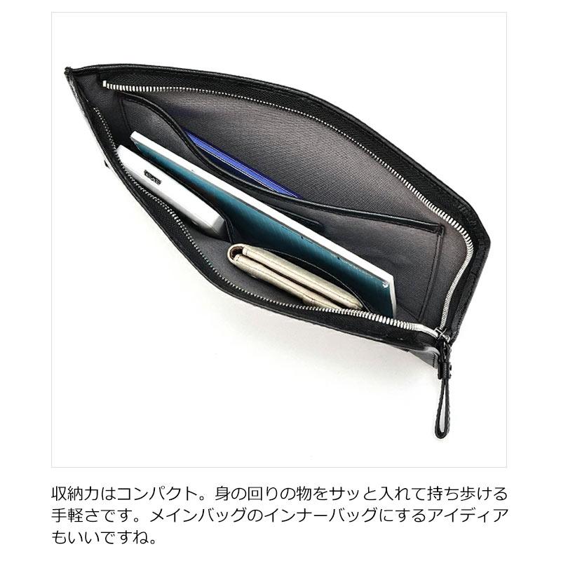 青木鞄 薄型 セカンド バッグ ラ ガレリア la GALLERIA テット Tetto 2741 ブラック メンズ 山羊革 ゴートレザー 冠婚葬祭 慶弔 フォーマル 正規取扱店 | la GALLERIA | 07