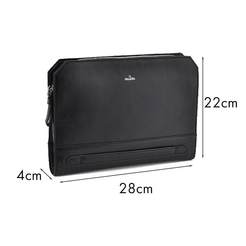 青木鞄 セカンド バッグ ラ ガレリア la GALLERIA テット Tetto 2742 ブラック メンズ 山羊革 ゴートレザー 冠婚葬祭 慶弔 フォーマル 正規取扱店 | la GALLERIA | 02