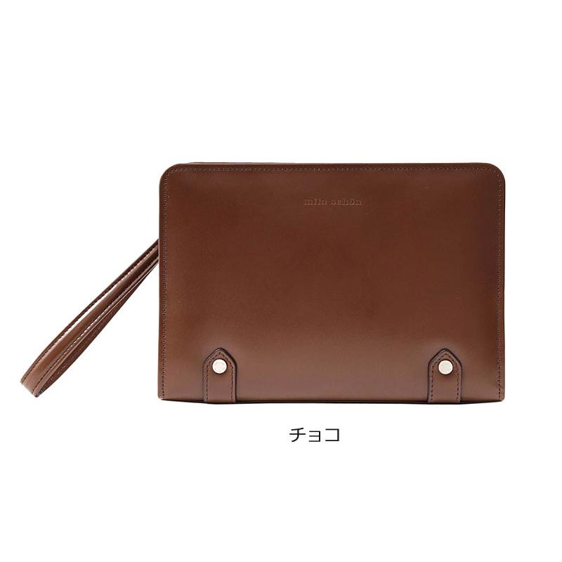 ミラショーン mila schon レザーセカンドバッグ 25cm 日本製  ニュートレノ 299252 正規取扱店 | mila schon | 06