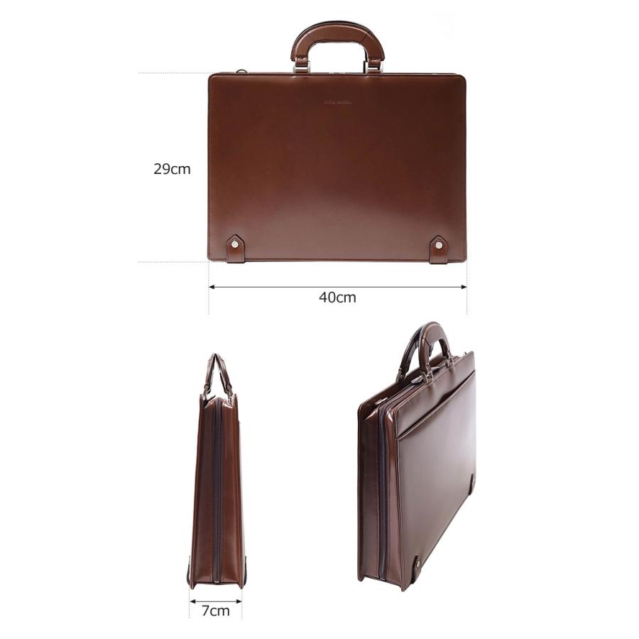 mila schon ミラショーン 2WAY レザービジネスバッグ A4 日本製