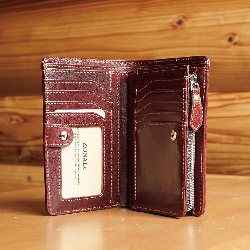 ゾナール ZONALe イタリアンレザー ラウンドファスナー縦型二つ折り財布 レンジナ RENZINA 31085 正規取扱店 | ZONALe | 03
