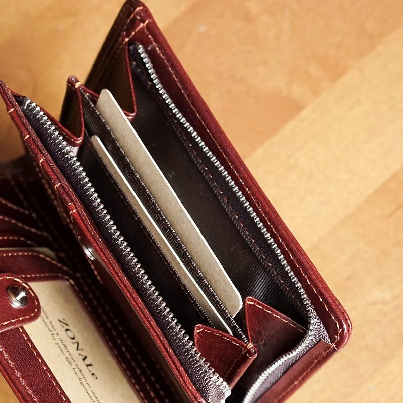 ゾナール ZONALe イタリアンレザー ラウンドファスナー縦型二つ折り財布 レンジナ RENZINA 31085 正規取扱店 | ZONALe | 04