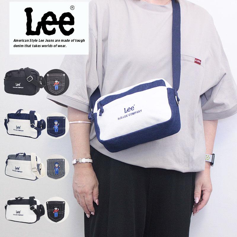 リー Lee 横型 ショルダーバッグ バディ Buddy 320-1401/ラッピング不可 刺繍ロゴ バディリー Buddy Lee デニム 斜め掛け