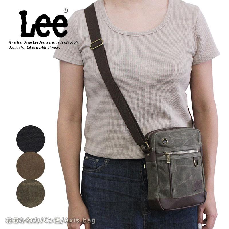 リー Lee 縦型 ショルダーバッグ クラッシュ crash 320-4030 斜め掛け ミニショルダー 肩掛け  パラフィン ビンテージ感 かっこいい カジュアル 正規取扱店 | Lee