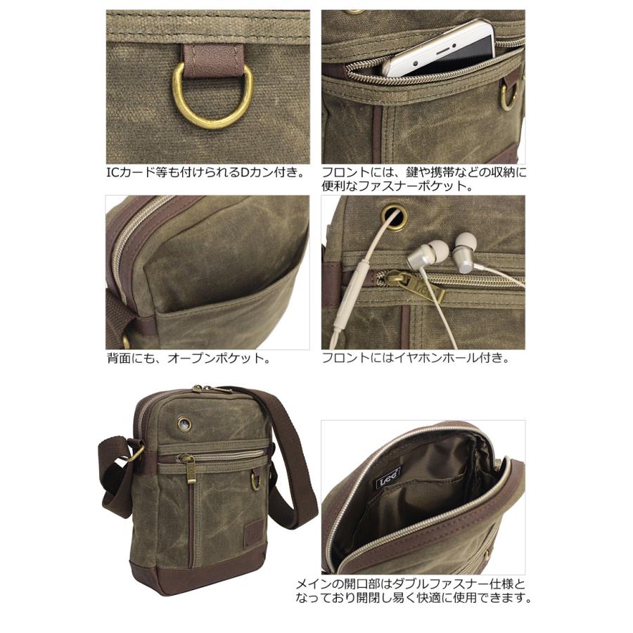 リー Lee 縦型 ショルダーバッグ クラッシュ crash 320-4030 斜め掛け ミニショルダー 肩掛け  パラフィン ビンテージ感 かっこいい カジュアル 正規取扱店 | Lee | 06