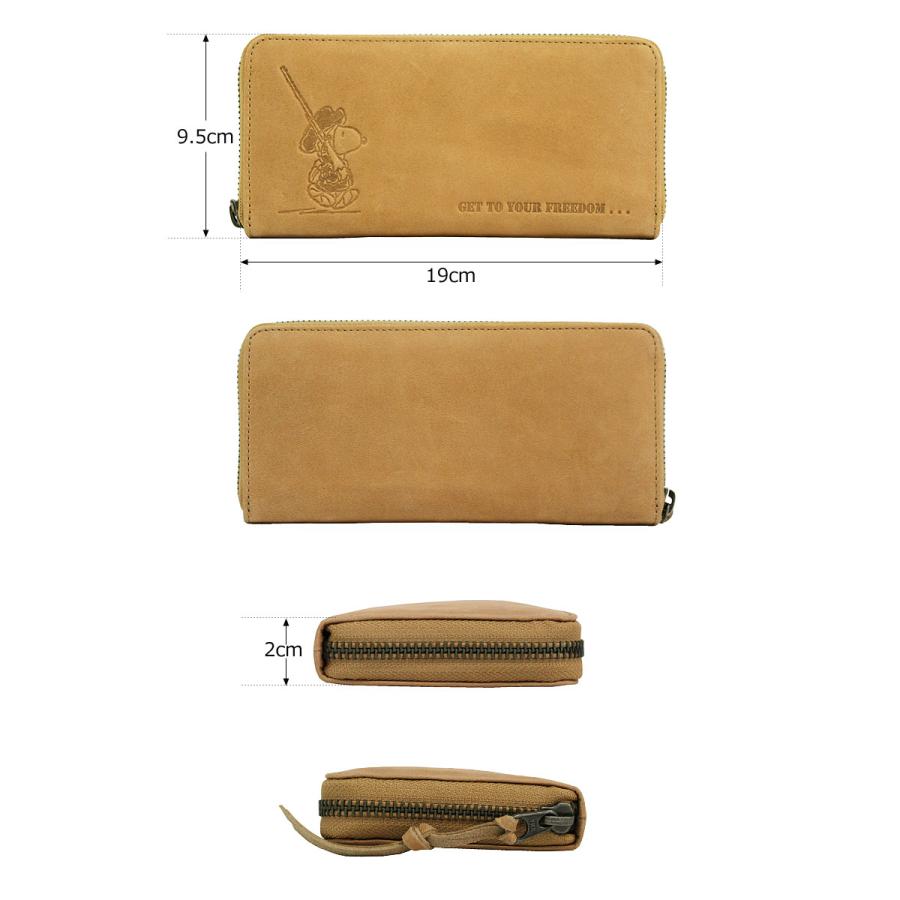 ピーナッツ PEANUTS スヌーピー SNOOPY ラウンドファスナー長財布 FREEDOM 37261 正規取扱店 |  | 05