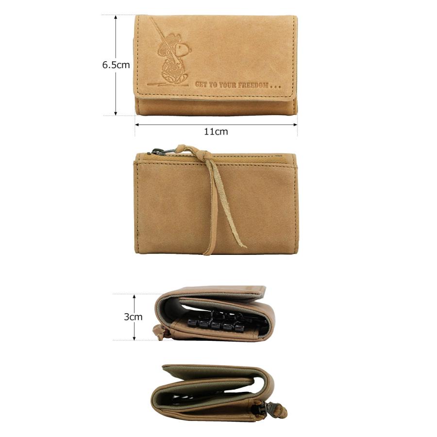 ピーナッツ PEANUTS スヌーピー SNOOPY キーケース 3つ折り財布 FREEDOM 37262 正規取扱店 |  | 02