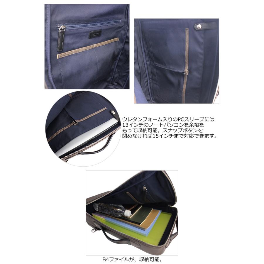 ファイブウッズ FIVE WOODS ビジネスリュック ビジネスバックパック ビジネスバッグ GRAIN 2.0 グレイン2.0 39601 リュックサック 2way A4 牛革 | FIVE WOODS | 07