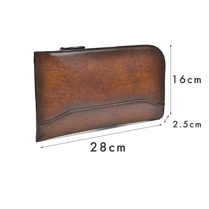 青木鞄 ラガード Lugard クラッチバッグ セカンドバッグ 薄マチ G3 5236 日本製 Made in Japan 牛革 ヌメ革 レザー 鞄 クラッチバッグ プレゼント ギフト 父の日 | LUGARD | 01