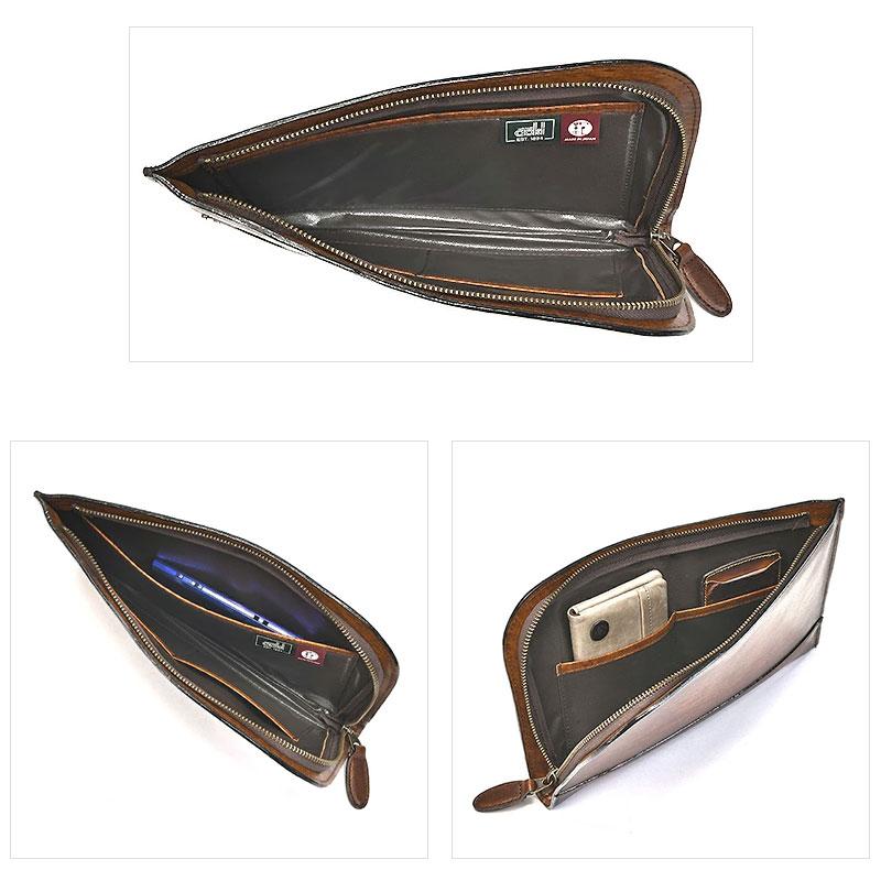 青木鞄 ラガード Lugard クラッチバッグ セカンドバッグ 薄マチ G3 5236 日本製 Made in Japan 牛革 ヌメ革 レザー 鞄 クラッチバッグ プレゼント ギフト 父の日 | LUGARD | 04