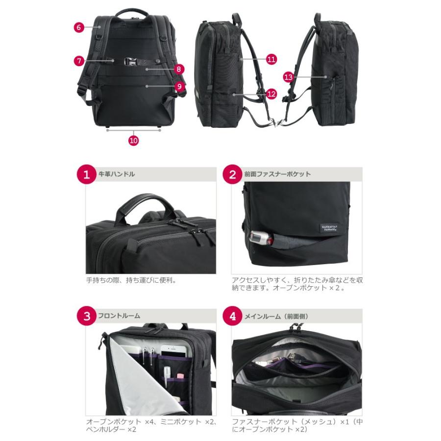 マンハッタンパッセージ MANHATTAN PASSAGE ウェルオーガナイズド シティバックパック エスト2 5416 正規取扱店 | MANHATTAN PASSAGE | 02