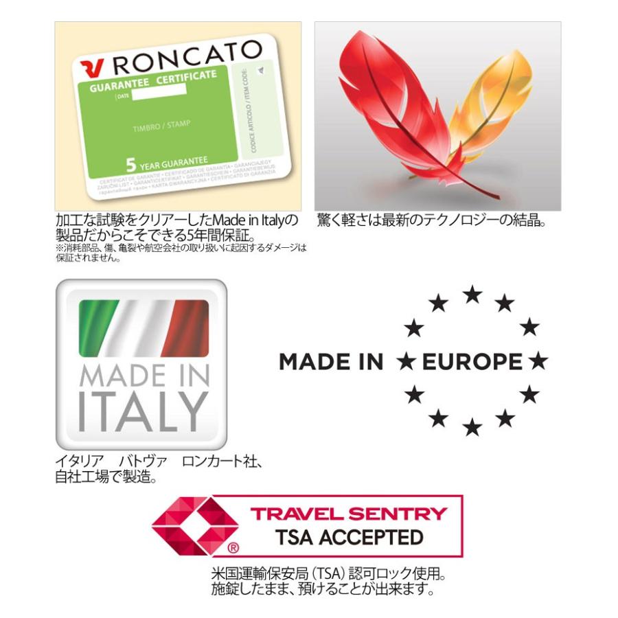 ロンカート RONCATO スーツケース 90L RV-18 アールブイ・エイティーン 5801 ラッピング不可 正規取扱店 |  | 01