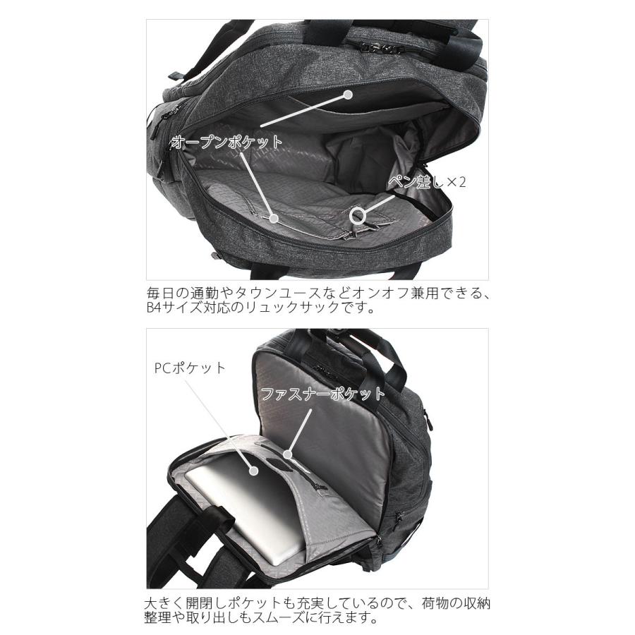エースジーン ace.GENE リュックサック リュック ビジネスリュックサック リュック 2ルーム 19L ホバーライト HOVERLITE 59006 正規取扱店 | Ace | 03
